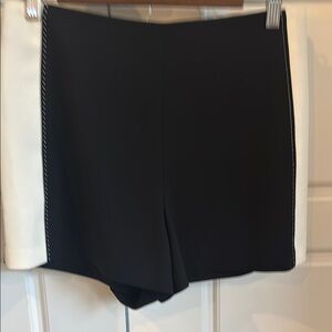 Alice + Olivia Black and White Skorts